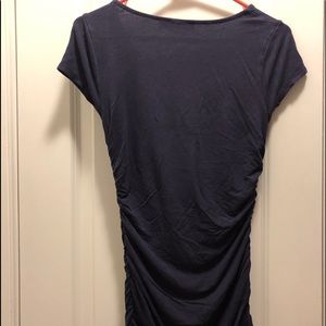 Purple maternity shirt